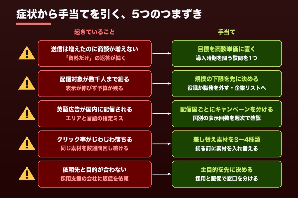 第9章 代理店に任せても起きるLinkedIn広告の5つの失敗と回避策