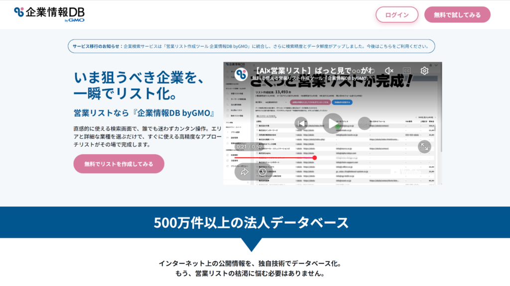 5-5. 企業情報DB byGMO（旧Akala List）：IR・財務情報を基に精緻なターゲティングが可能