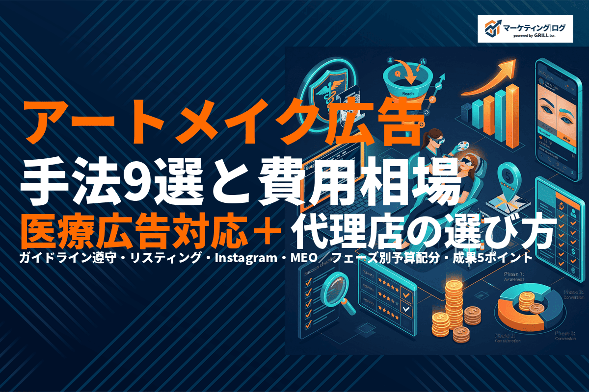 アートメイクにおすすめな広告9選と費用相場！医療広告ガイドラインの注意点から代理店の選び方まで！