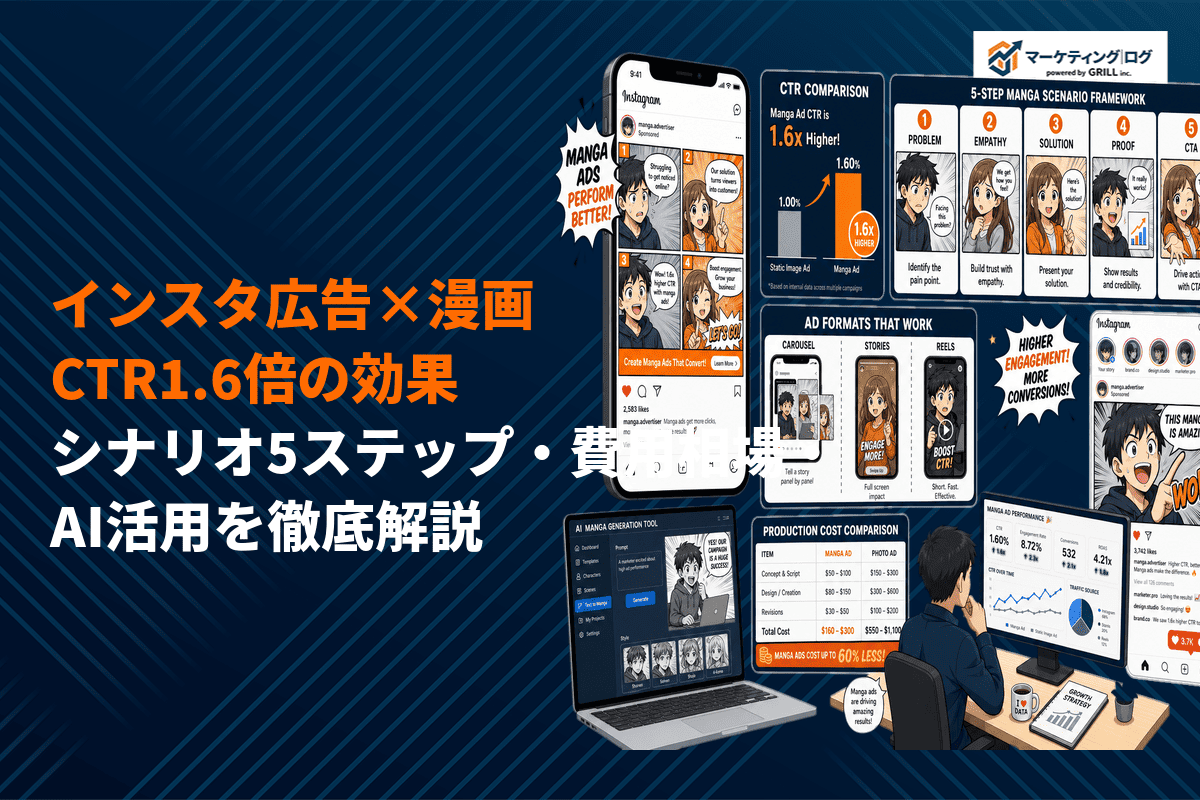 【CTR1.6倍に！】インスタ広告×漫画って効果ある？成果を出すコツと制作費用相場の現実