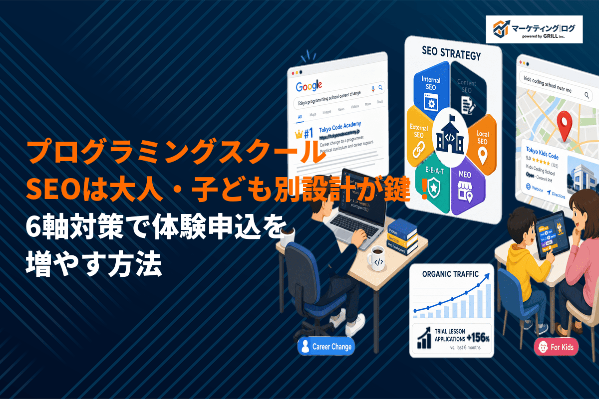プログラミングスクールのSEOはセグメント別に対策を！体験申込を増やす手法を解説