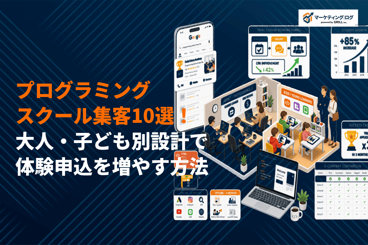 プログラミングスクールで体験申込を増やす10の施策！成功の鍵は大人・子ども別設計！