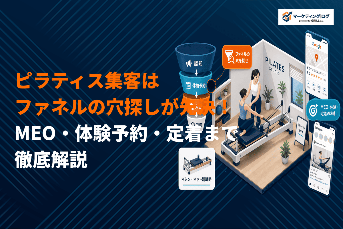 ピラティススタジオの集客成功の鍵とは？認知・体験予約・定着まで最新施策を解説