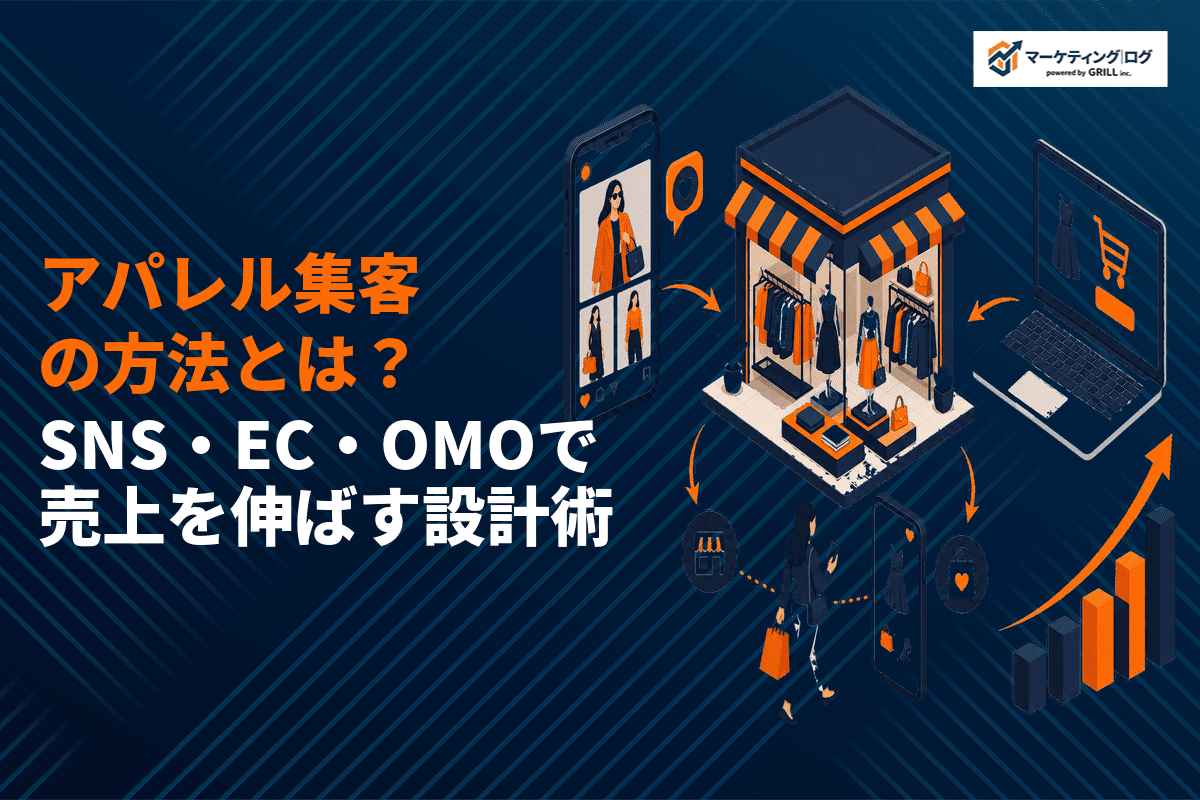 アパレルで効果的な集客方法とは？SNS・EC・OMOで売上を伸ばす設計術を徹底解説