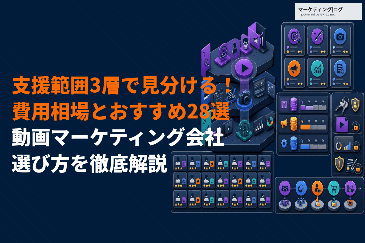 動画マーケティングに強いおすすめ会社28選！費用相場と支援範囲で見分ける選び方を解説！