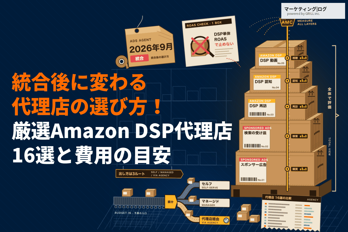 Amazon DSPの運用に強いおすすめ広告代理店16選！Adsエージェント統合後の選び方と費用目安！